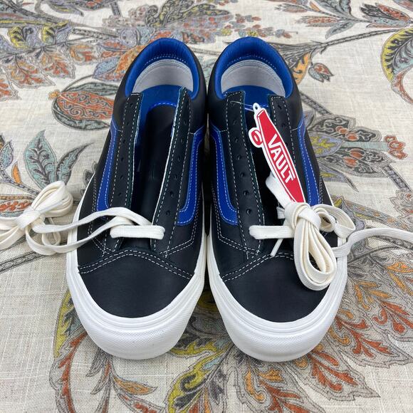 NEW VANS Style 36 VLT LX Princess Blue Black Sneakers US Women 9 Men 7.5 VAULTED - Picture 6 of 12
